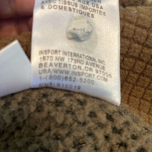 Vintage Polartec textured 1/4 zip jacket w/ quilted sides and cuffs oversized - Picture 9 of 9